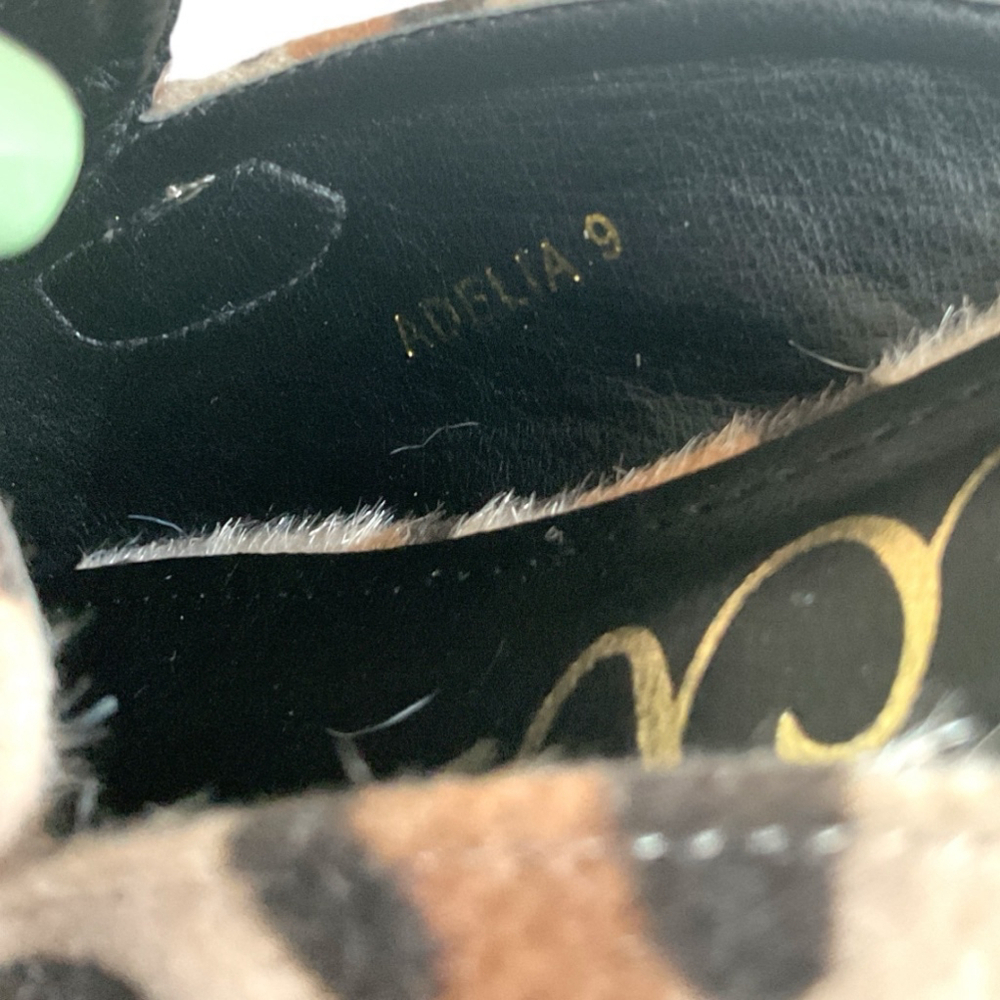 CCOCCI ADELIA Leopard Print Mules Size 9 black metal horsebit detail - Picture 11 of 14